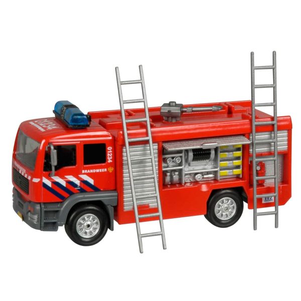 Brandweerauto met spuit, licht en geluid - Afbeelding 2
