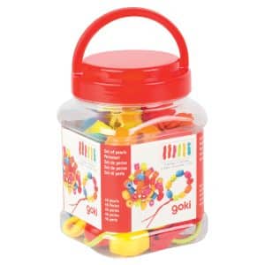 Goki Houten kralenset, 45 stuks