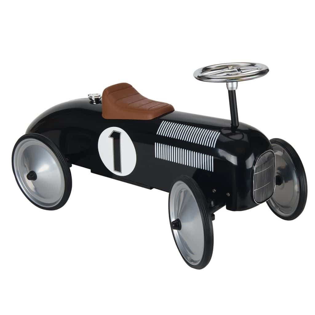 Goki Retro Loopauto Zwart