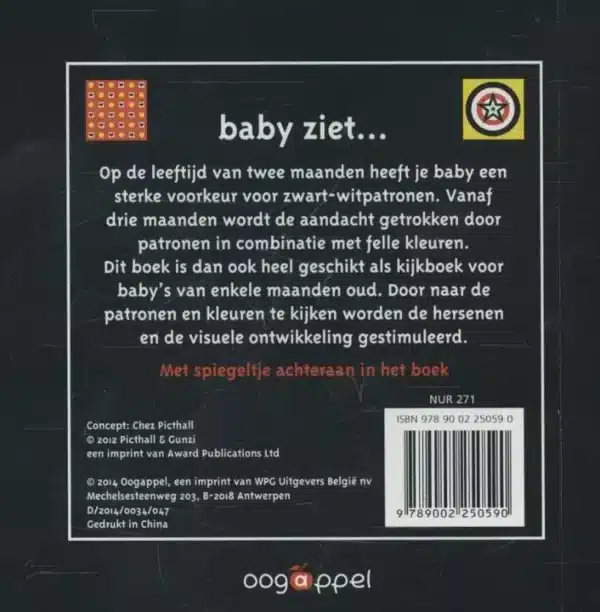 Baby ziet: Kijkboek met spiegeltje. 0-6mnd. 0+ - Afbeelding 2