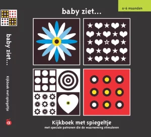 Baby ziet: Kijkboek met spiegeltje. 0-6mnd. 0+