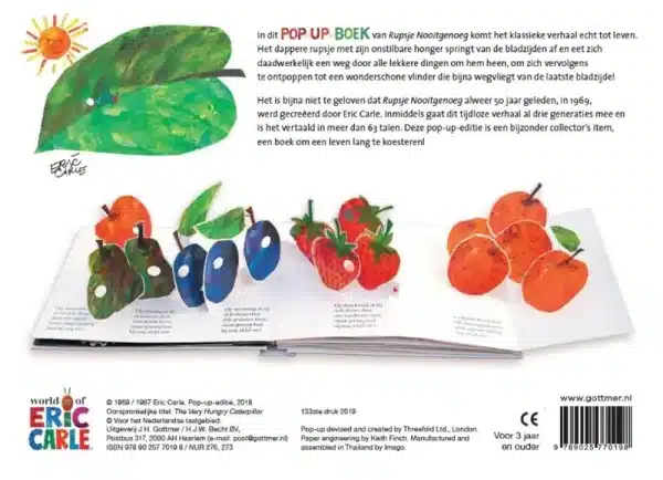 Rupsje Nooitgenoeg (pop-up boek) - Afbeelding 2