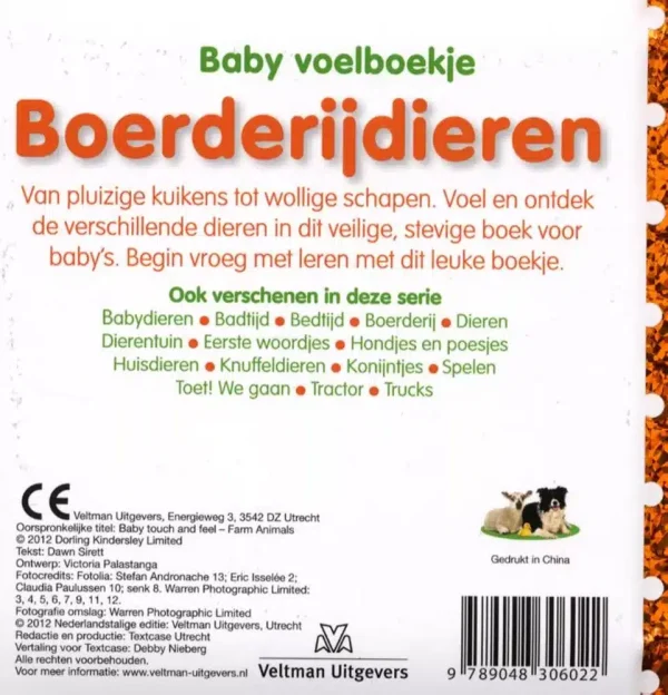 Baby voelboekje: Boerderijdieren - Afbeelding 2