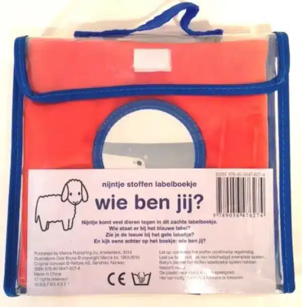 Knisperboekje: Nijntje Wie ben jij (stoffen labelboekje). - Afbeelding 3