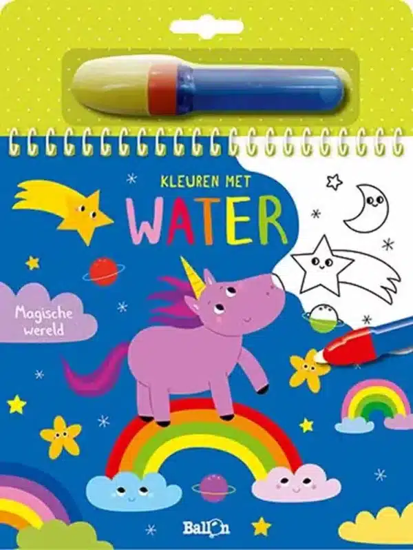 Kleuren met water: Magische wereld.