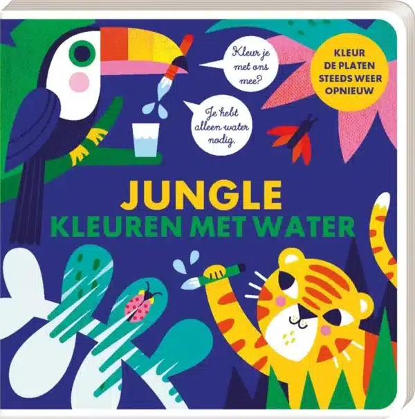Kleuren met water, Jungle.