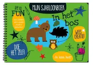 Mijn sjabloonboek – in het bos. 4+