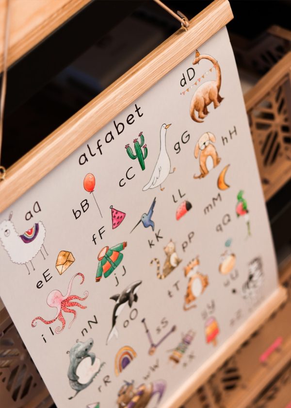 Alfabet poster - schooleditie - 50 x 70 cm - Afbeelding 5