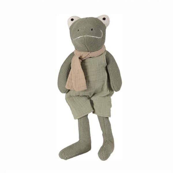 Gebreide Knuffel Jeremy met rammelaar