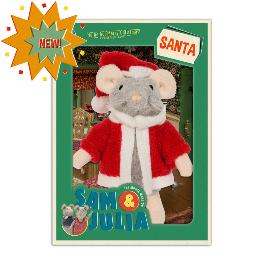 Knuffelmuis - Kerstman