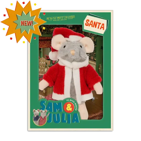 Knuffelmuis - Kerstman