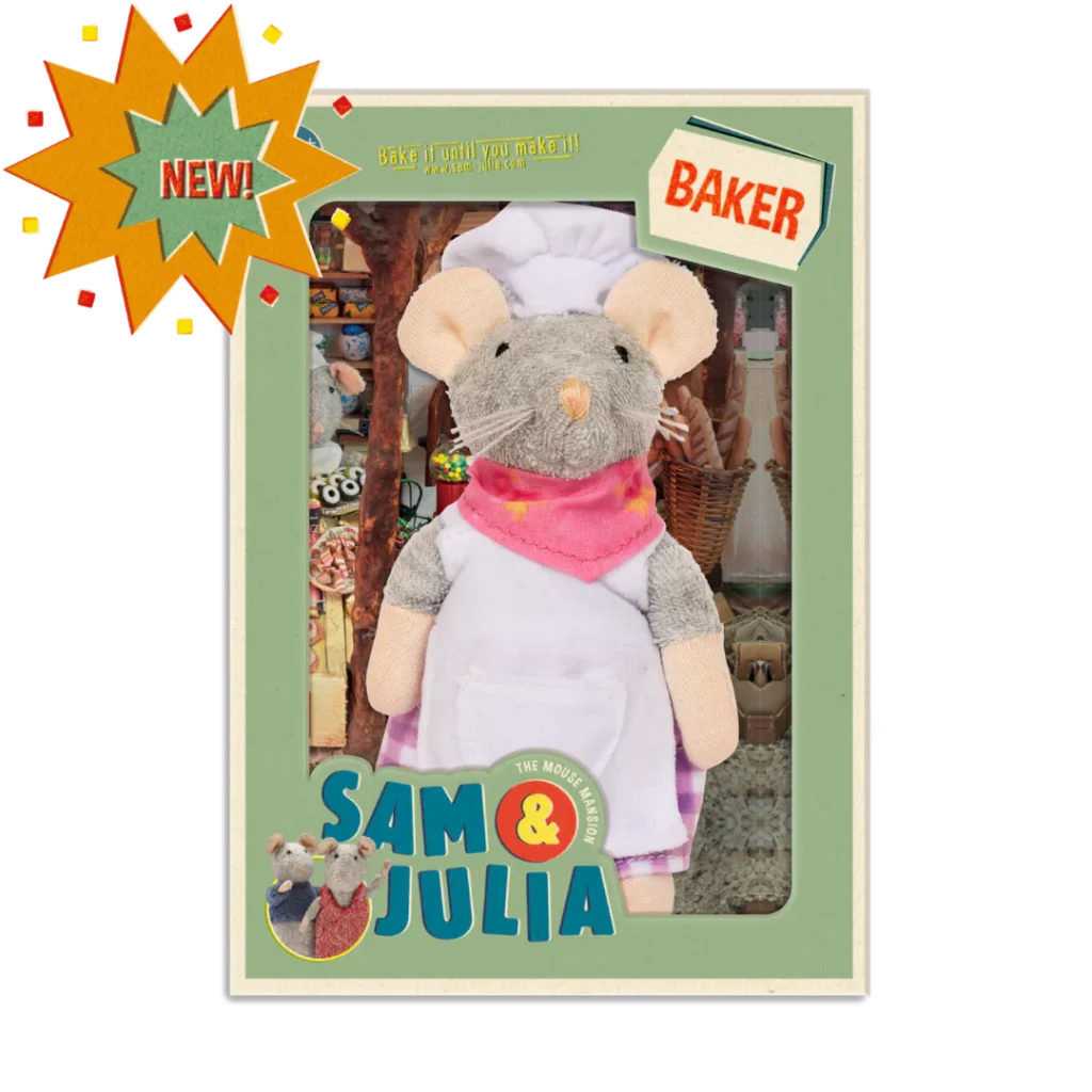Knuffelmuis - de bakker
