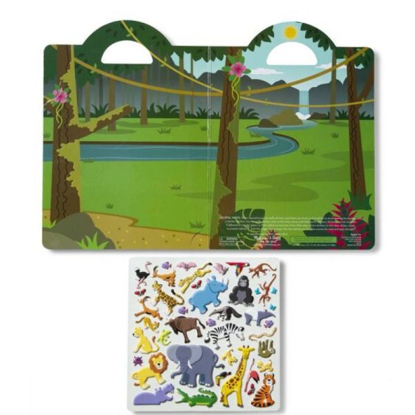 Puffy sticker speelset - safari - Afbeelding 2