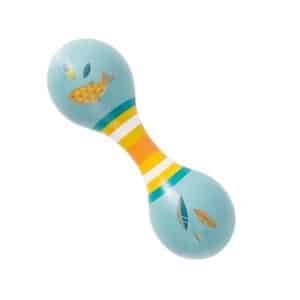 Dubbele samba maraca’s blue