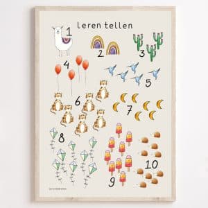 Juulz- Poster Leren tellen