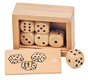 Goki Dobbelstenenset Hout