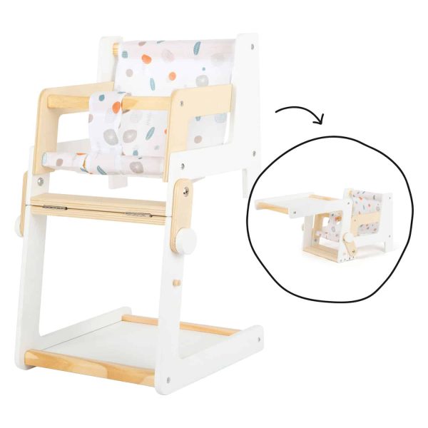 Small Foot - Houten Combi Poppenstoel Little Button - Afbeelding 9