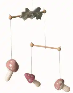 Mobiel met paddestoelenrammelaars