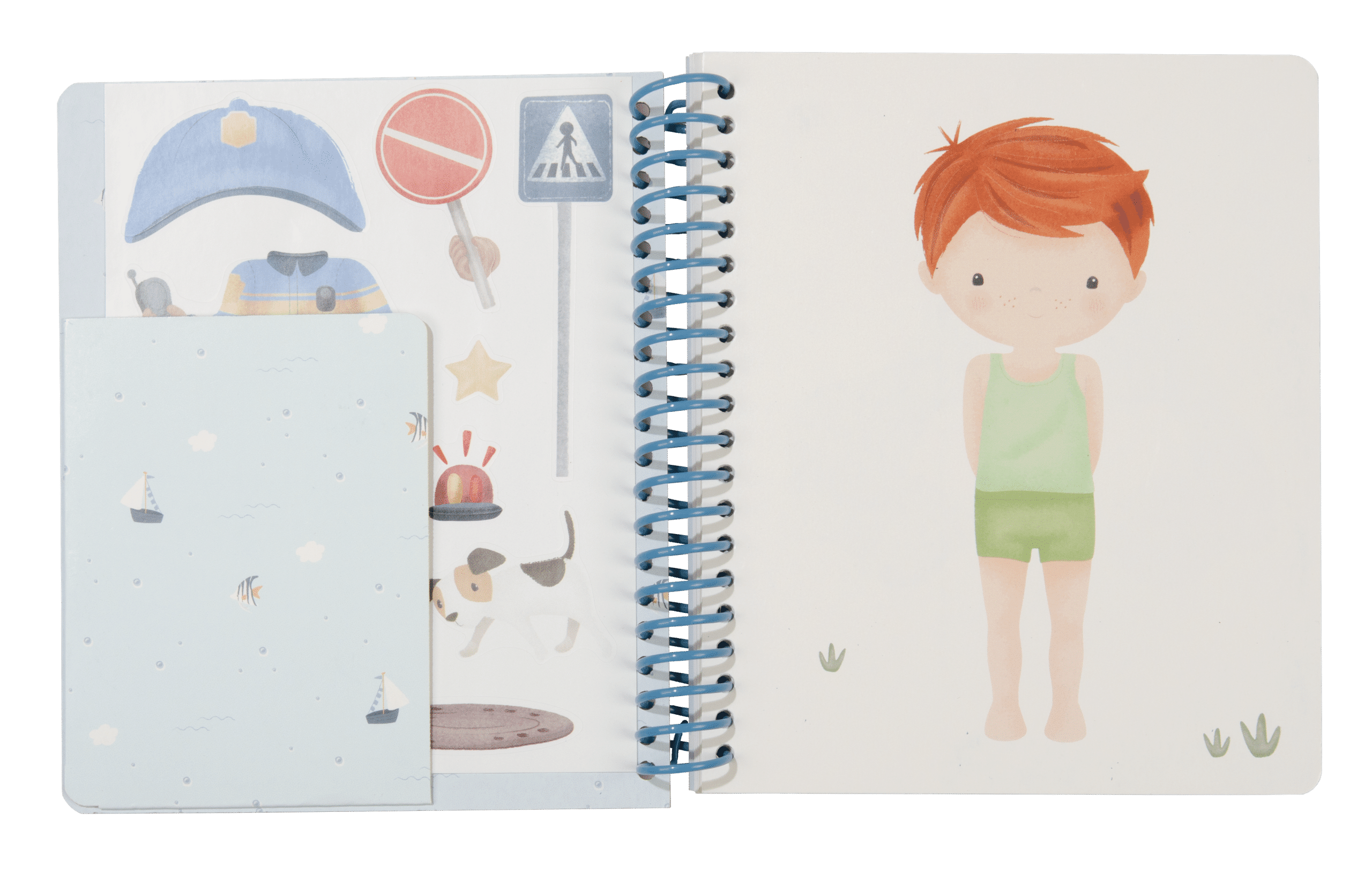 Aankleed- en stickerboek Jim & Friends - Afbeelding 10