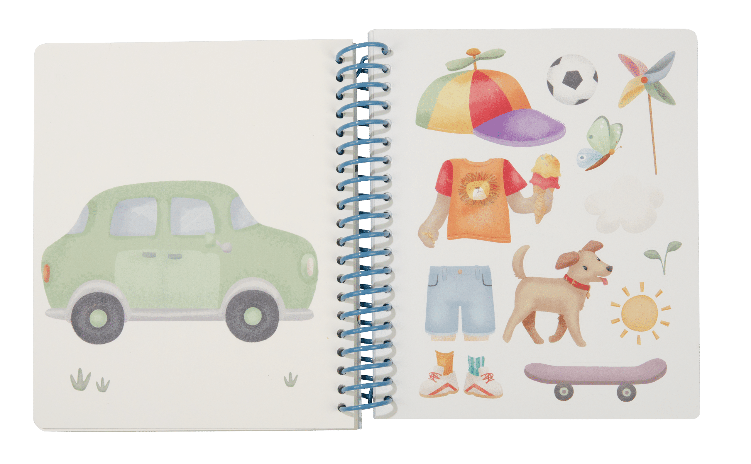 Aankleed- en stickerboek Jim & Friends - Afbeelding 9