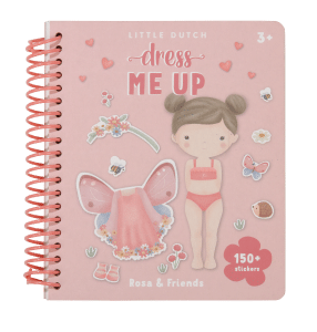 Aankleed- en stickerboek Rosa & Friends