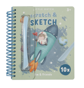 Kras- en schetsboek Jim & Friends