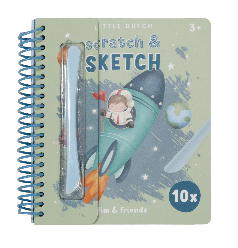 Kras- en schetsboek Jim & Friends