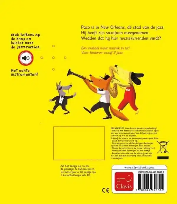 Geluidenboek: Paco en de jazzband. - Afbeelding 2