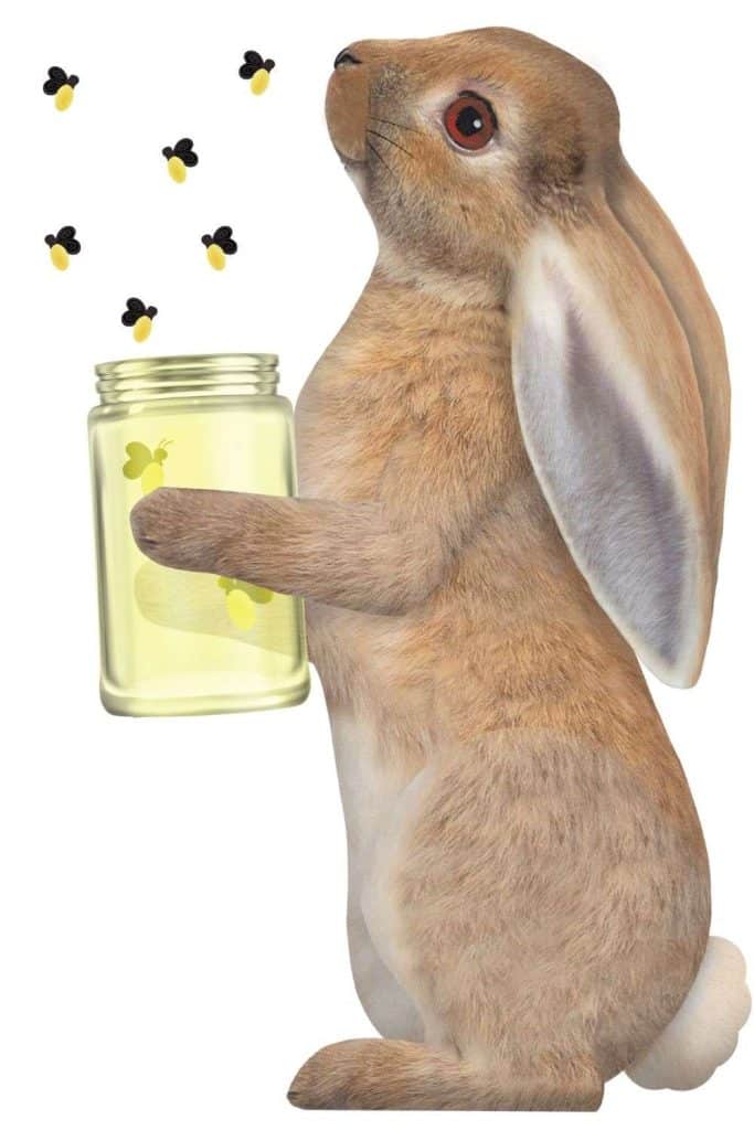 Sticky Tales - Muursticker Konijn Emmy