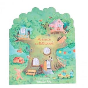 Moulin Roty Kleurboek / Stickerboek, La Grande Famille