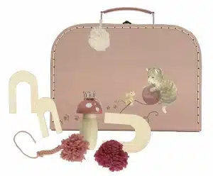 Wol set, pompon maken in koffer