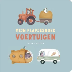 Little Dutch: Mijn flapjesboek. Voertuigen. Kartonboek.