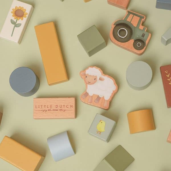 Little Dutch - Bouwblokken little farm - Afbeelding 2