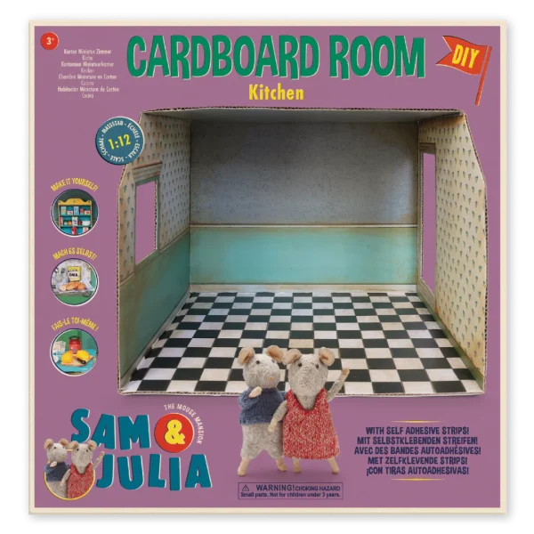 Kartonnen Miniatuur Kamer Keuken