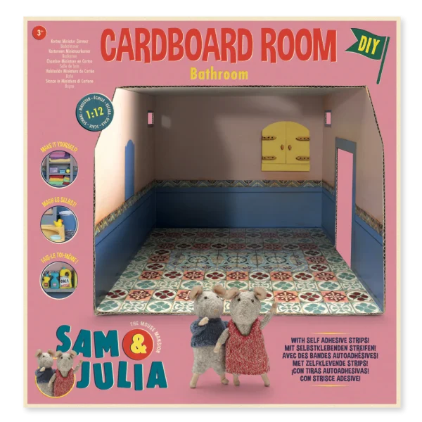 Kartonnen Miniatuur Badkamer