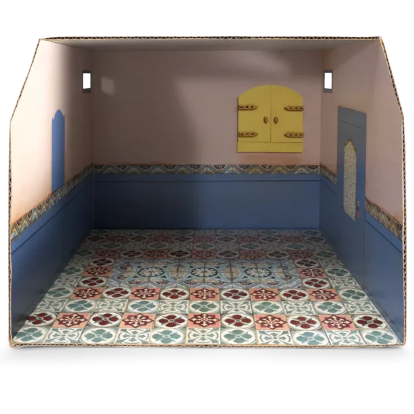 Kartonnen Miniatuur Badkamer - Afbeelding 2