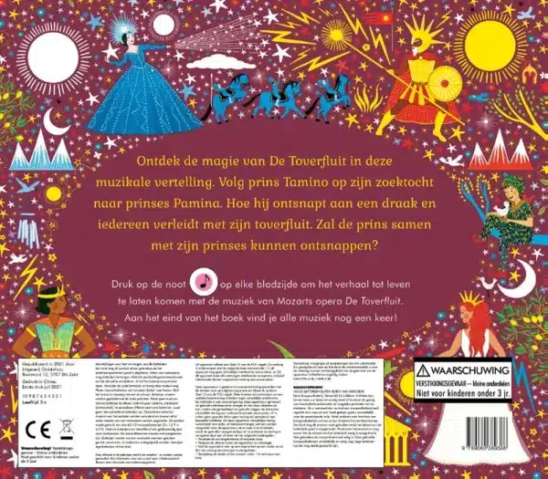 Geluidenboek: Het verhalen orkest: De toverfluit, muziekboek - Afbeelding 2