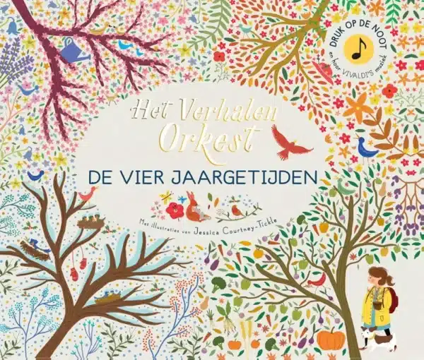Geluidenboek: Het verhalen orkest: De vier jaargetijden. Muziekboek