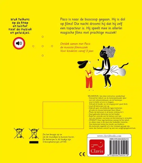 Geluidenboek: Paco en de film. 3+ - Afbeelding 2