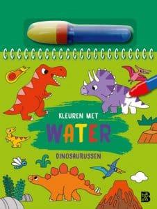 Kleuren met water: Dino’s