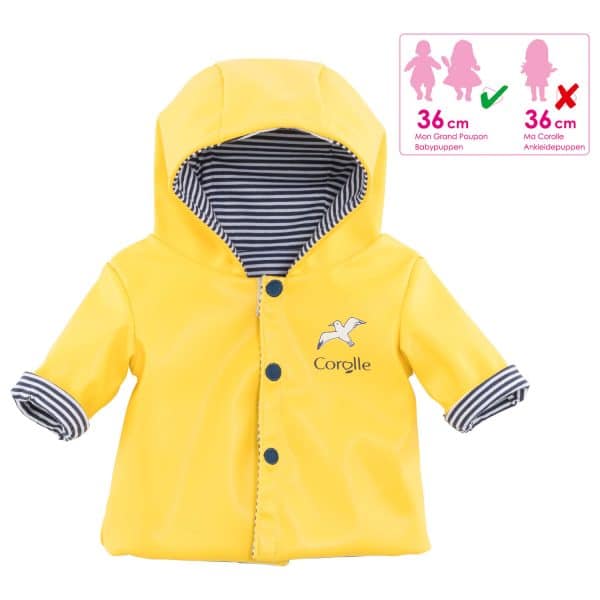 Corolle Mon Grand Poupon - Poppen Regenjas, 36cm - Afbeelding 4