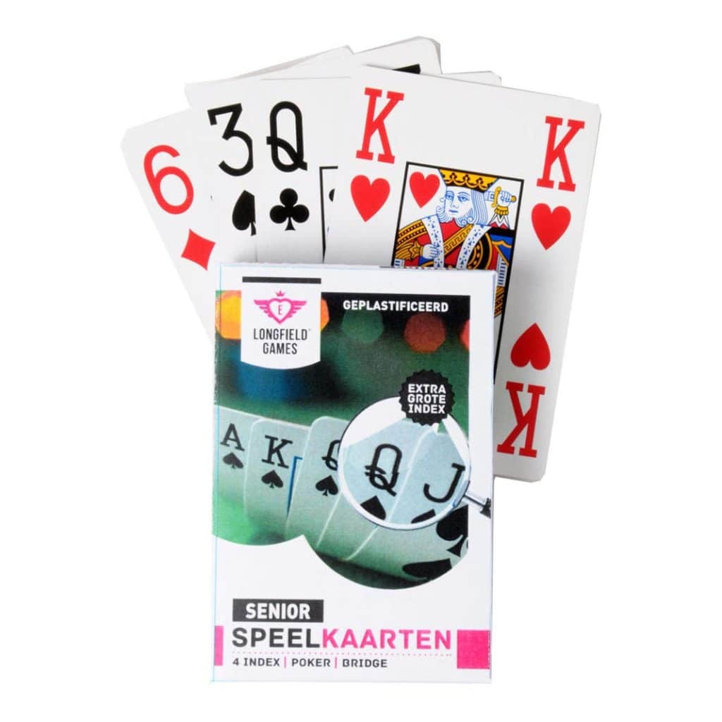 Speelkaarten Longfield Senior / VPE 1/100