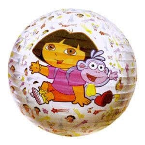 Dora the Explorer lampion – Vallende sterren – Dora en aapje Boots – lantaarn lampenkap – 35 cm
