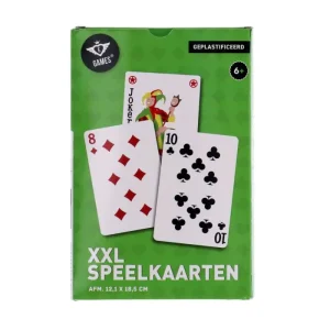 XXL speelkaarten 12.1 x 18.5cm 1/10