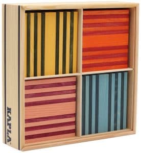 Kapla – 100 OCTOCOLOR CASE : 100 planks in eight colours
