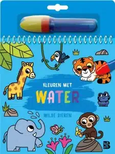 Kleuren met water: Wilde dieren