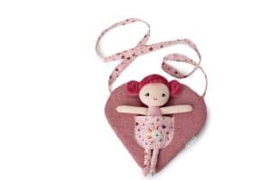 Lilliputiens – Aline Pop met hartvormig tasje