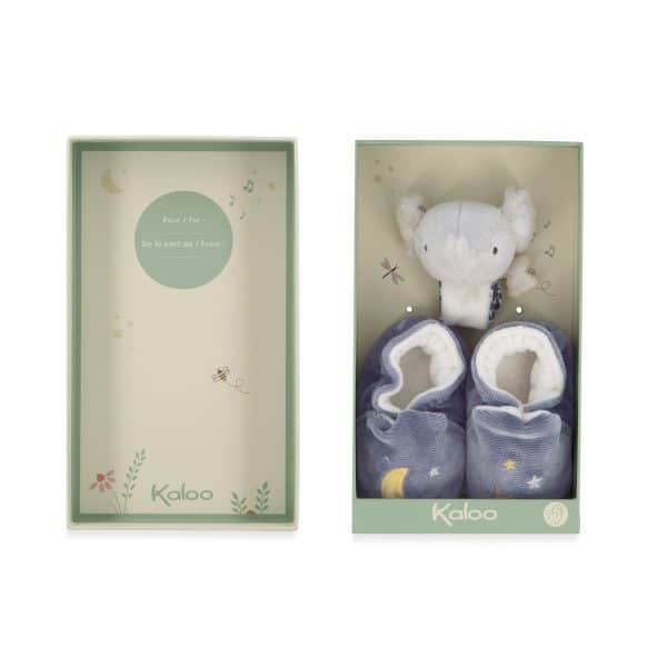 Kaloo Petites Chansons - Armband en slofjes met geluid Olifant