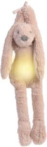 Happy Horse Konijn Richie Nachtlampje met rustgevende geluiden 34cm – Oudroze