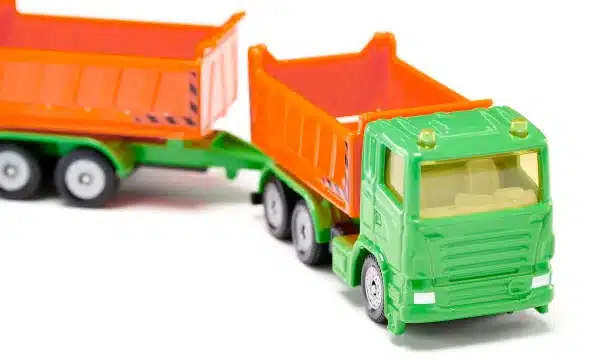 Truck met kieper en kiepaanhanger - Afbeelding 4
